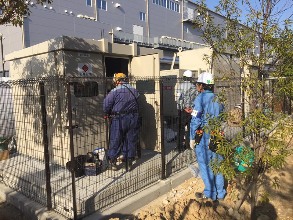 大規模太陽光発電所新設工事
