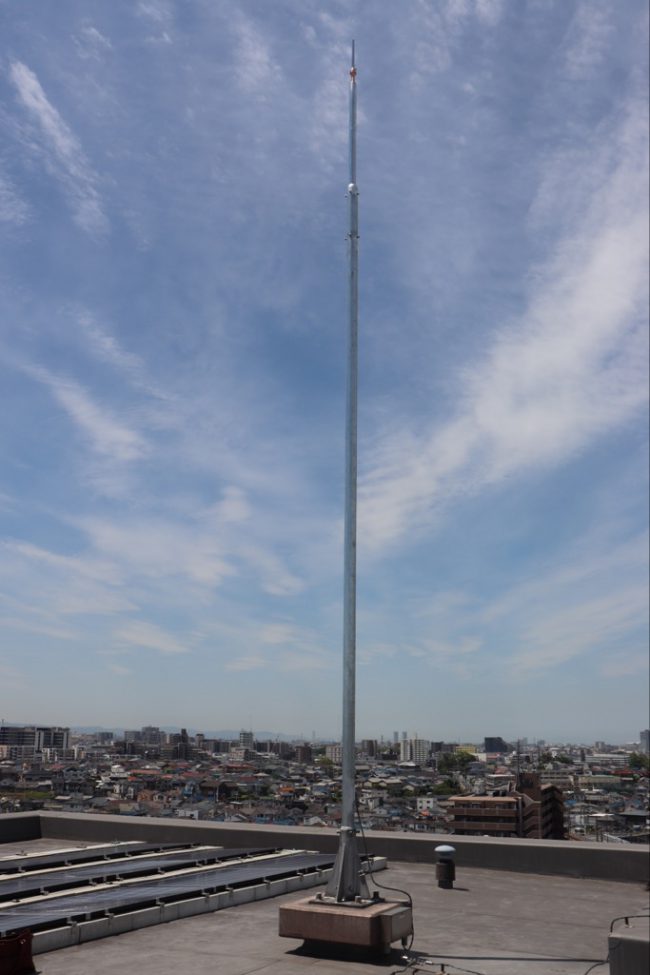 避雷針取替工事