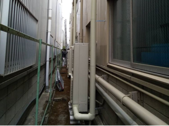 工場空調機設置工事
