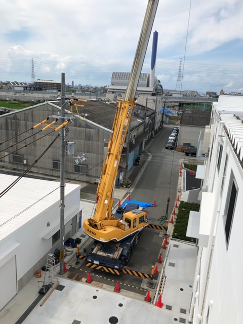 工場太陽光発電復旧工事