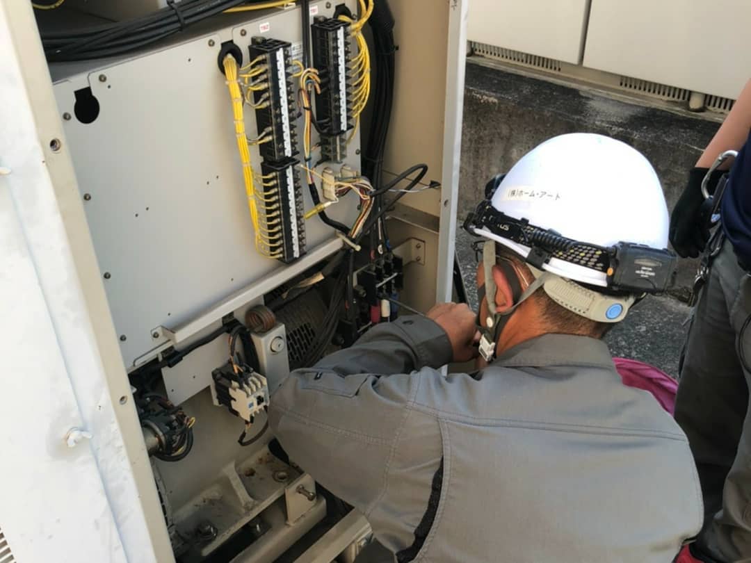 介護施設発電機入替工事