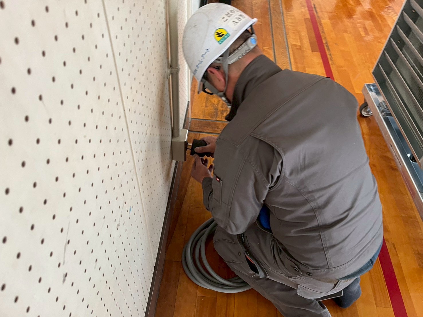 スポットエアコン納品