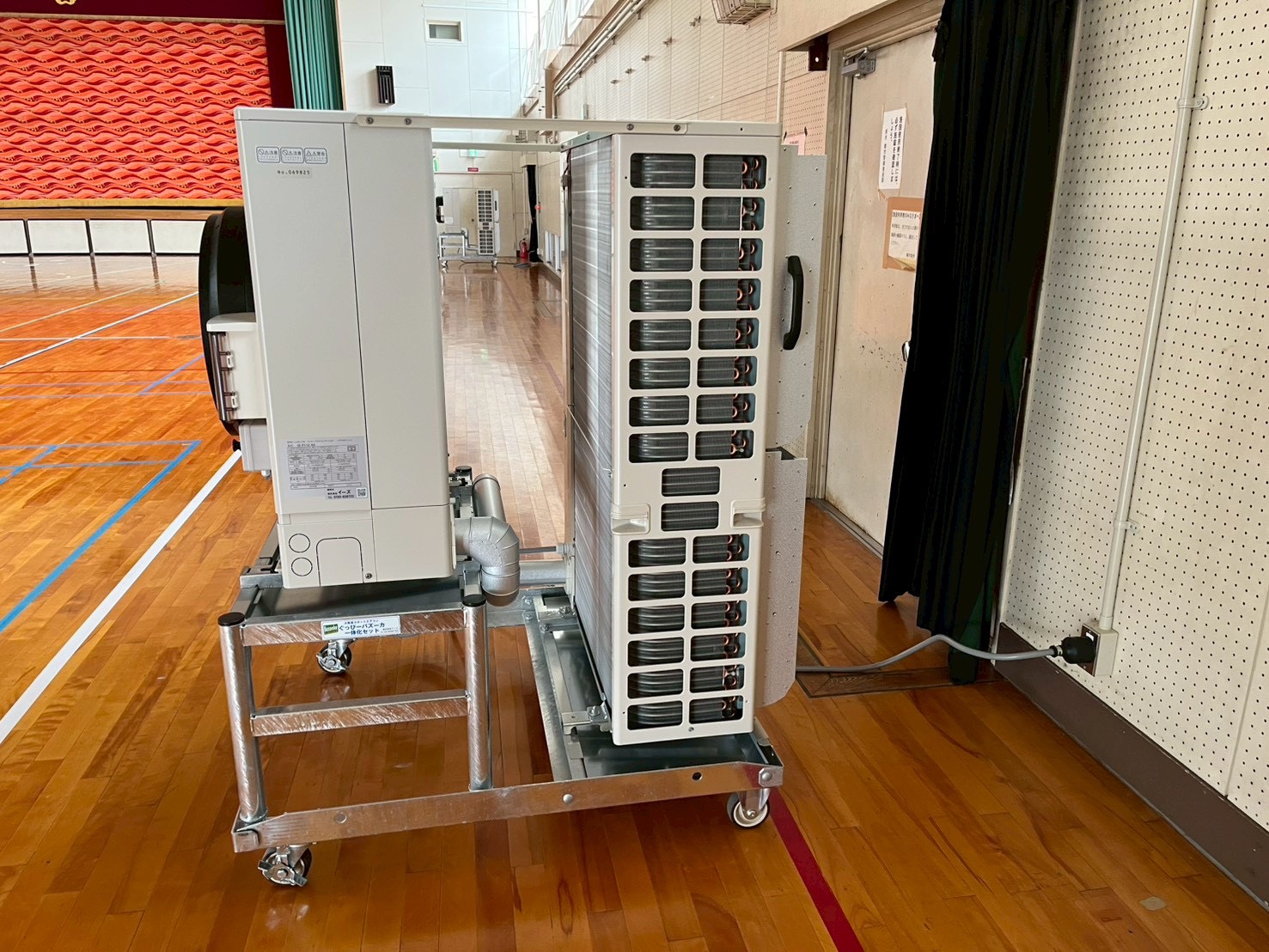 スポットエアコン納品