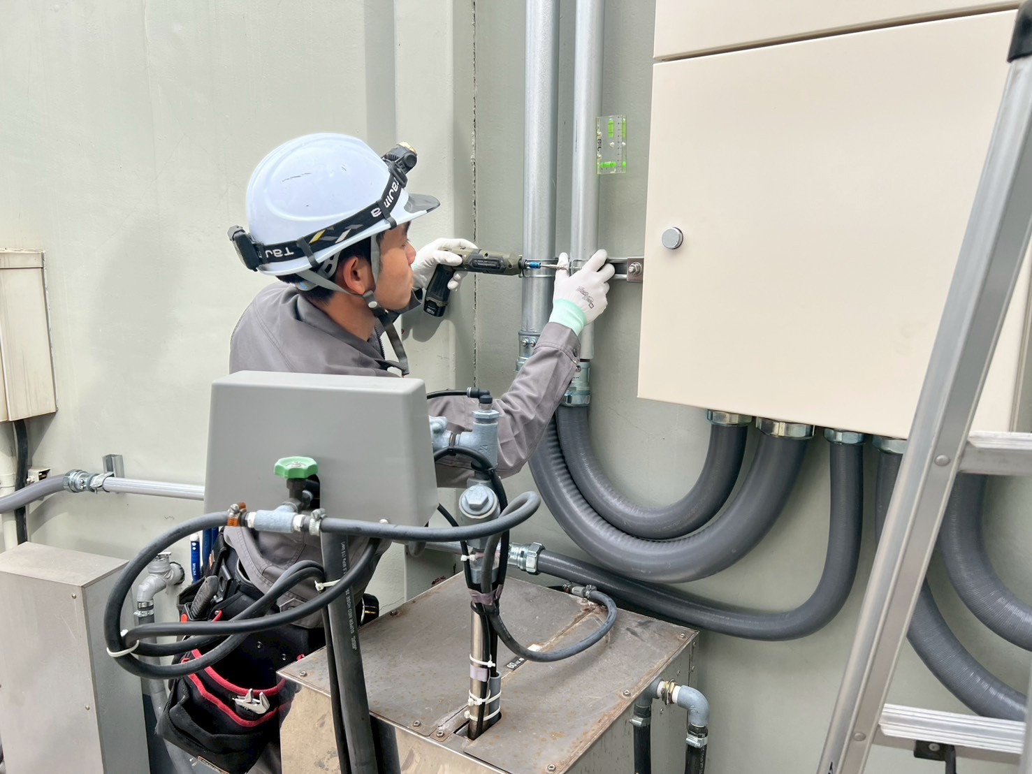 ガソリンスタンド低圧化工事