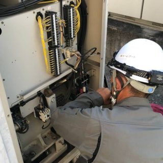 介護施設発電機入替工事