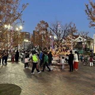 駅前広場　イルミネーション